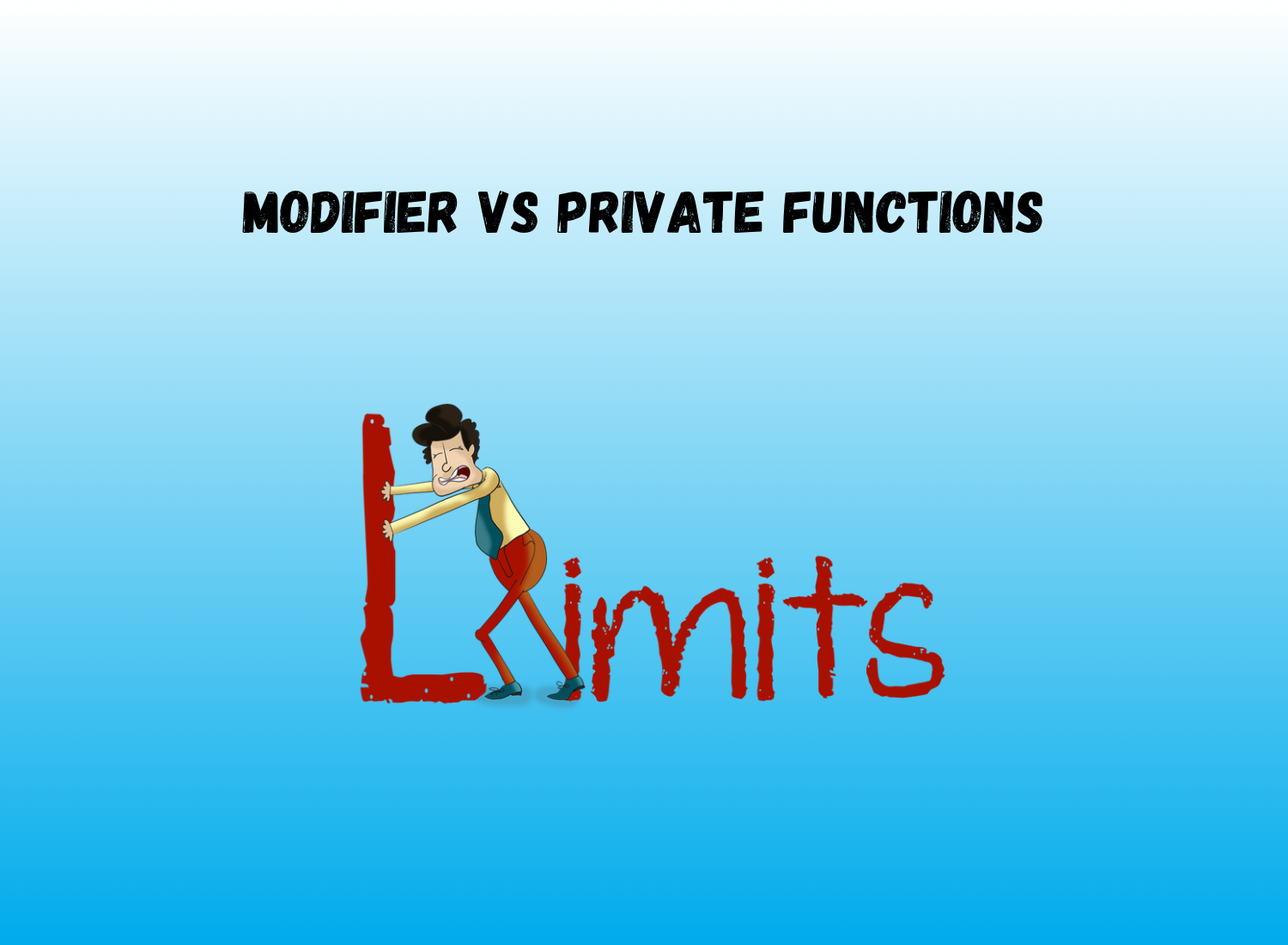Part II: Replace modifiers with private functions and reduce your contract's size